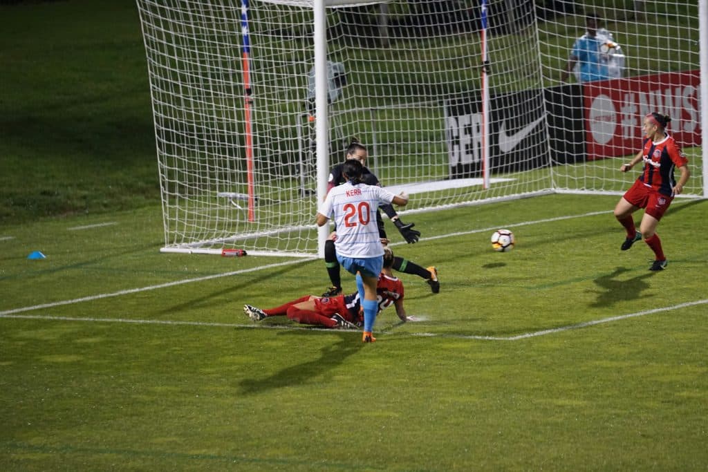 Ženski nogomet akcija gol
