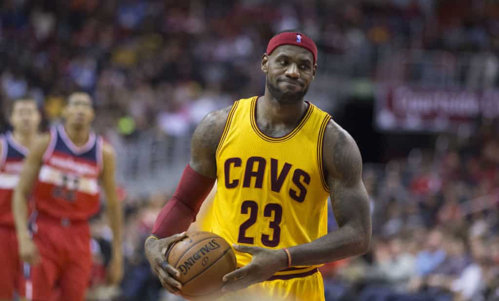 LeBron James u dres Cleveland Cavaliersa (najbolji strijelci NBA u povijesti)