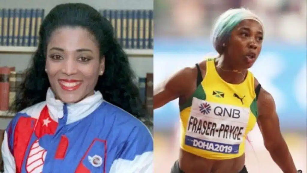 Florence Griffith Joyner i Shelly Ann Fraser Pryce (Najbrže atletičarke)
