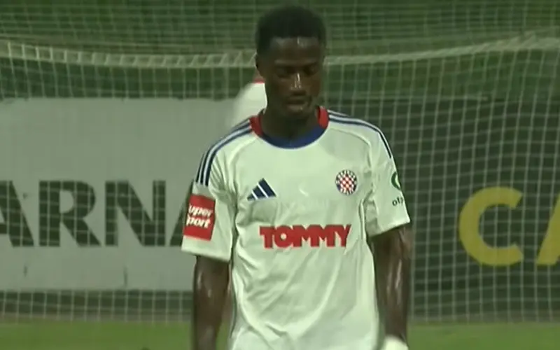 Hajduk Žilina - igrač Hajduka Bamba