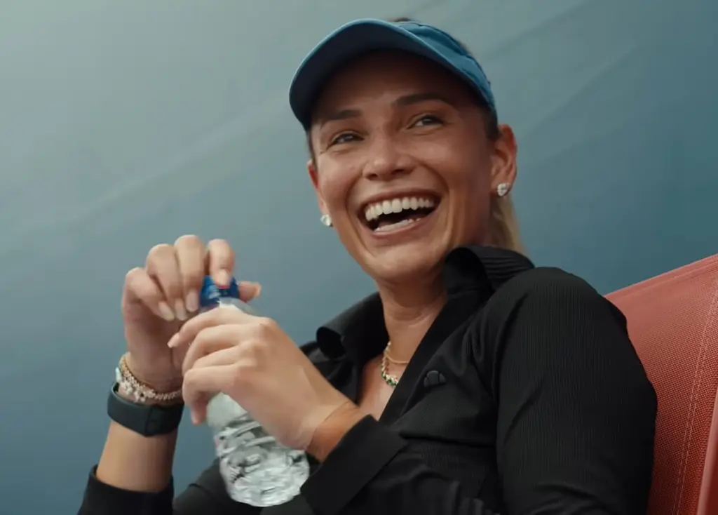 Donna Vekić - Xinyu Wang: Donna Vekić se smije