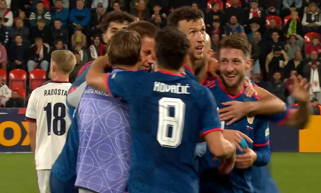 Španjolska Hrvatska: Vatreni slave gol protiv Češke