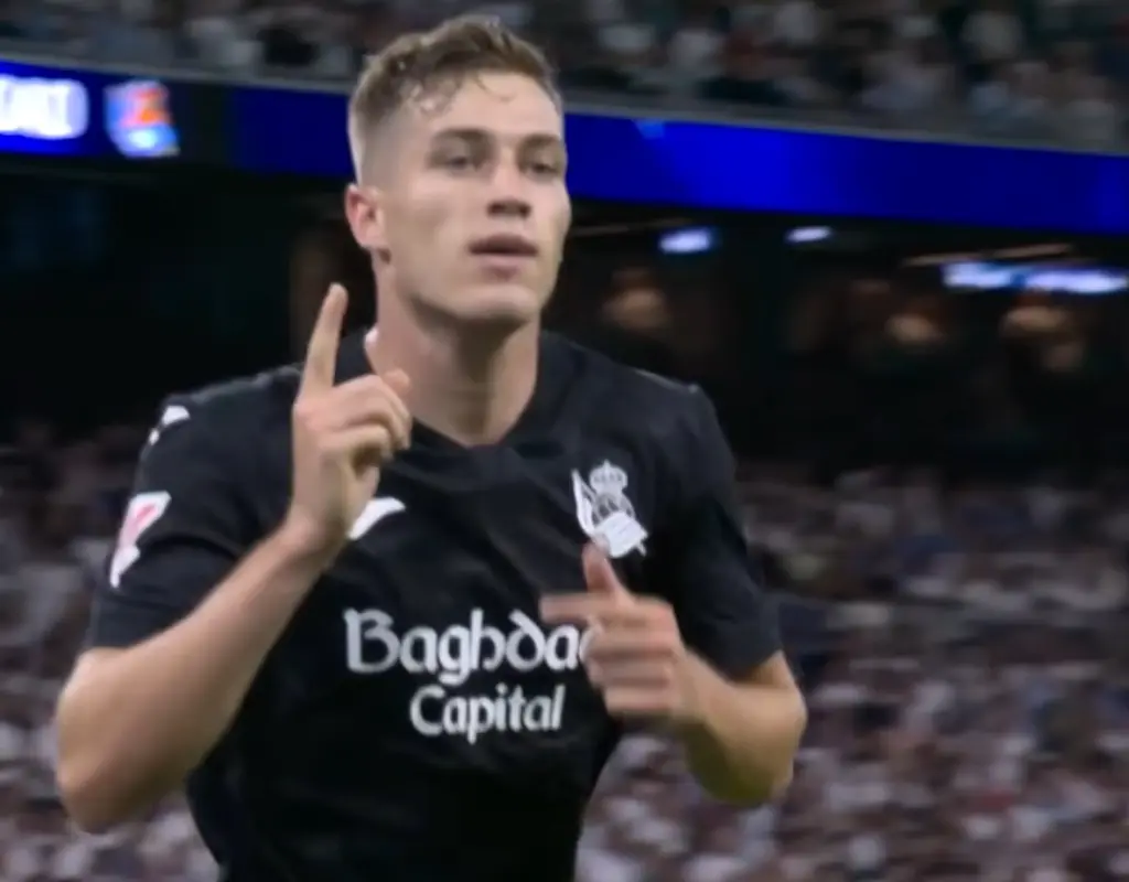 Real Sociedad - Celta Vigo: Luka Sučić zabija madridskom Realu
