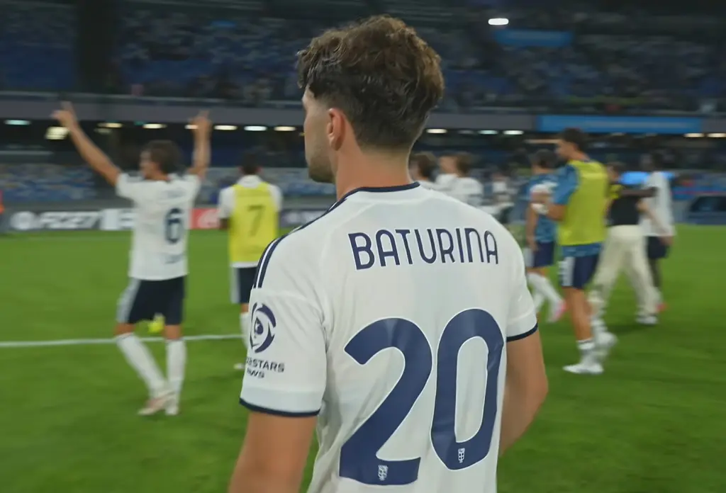 Genoa Como - Martin Baturina nakon pobjede u Napulju