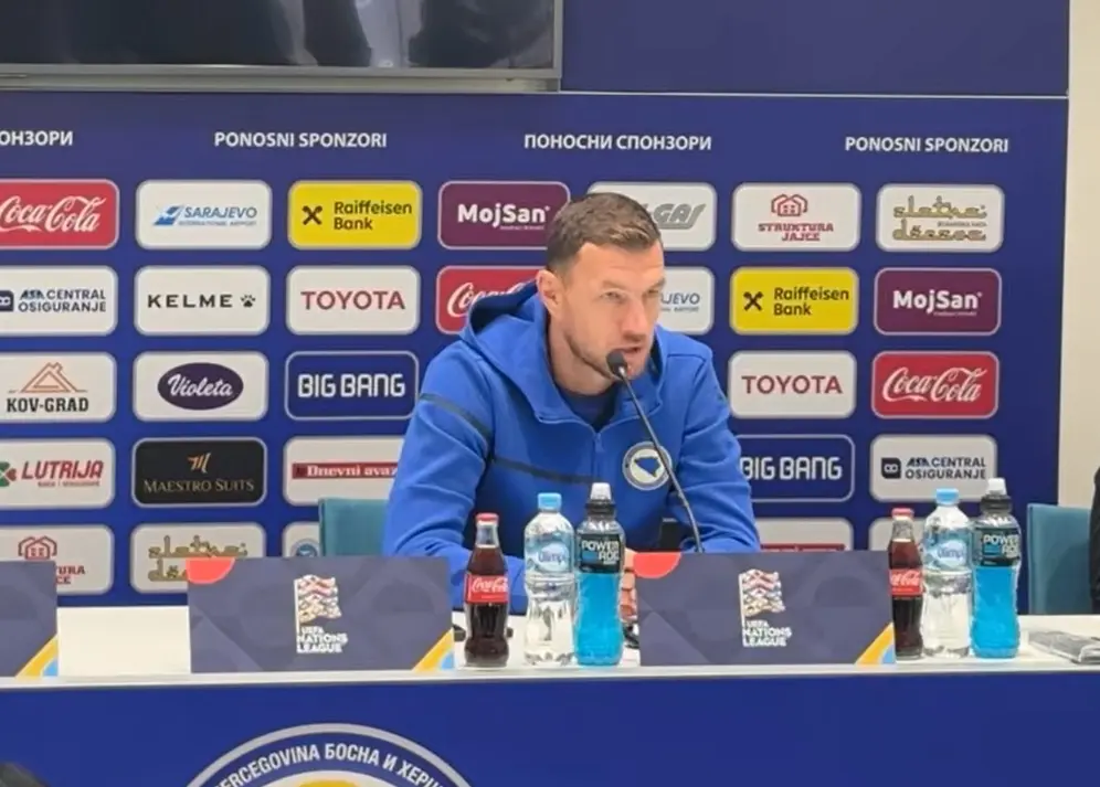 BiH - Švedska: Edin Džeko na press-konferenciji