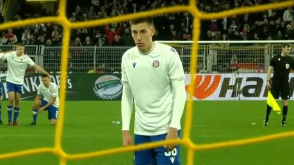 Hajduk protiv Borussije Dortmund (screenshot: YouTube)