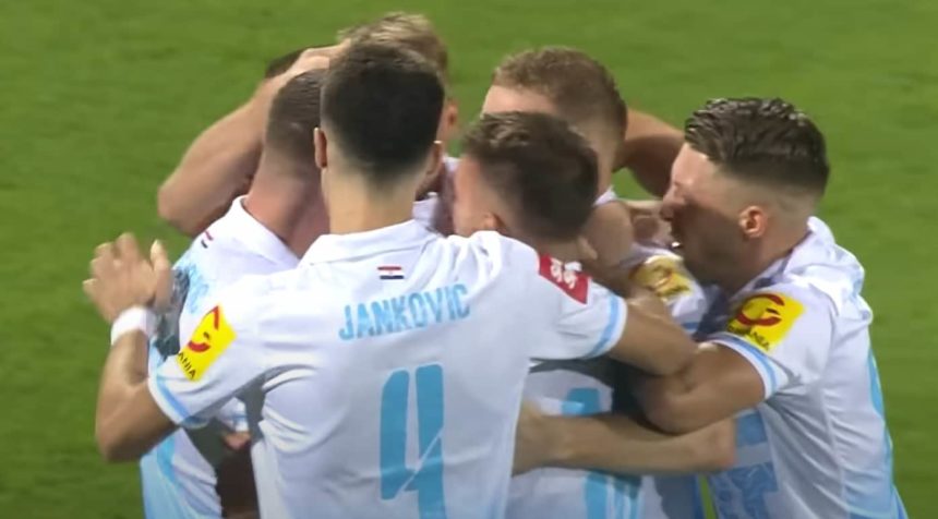 Rijeka slavi gol Pjace