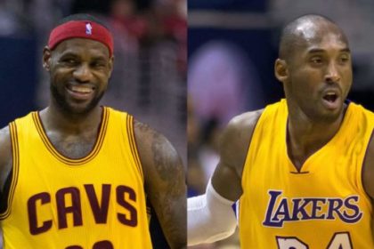 LeBron James i Kobe Bryant (najbolji strijelci NBA u povijesti)