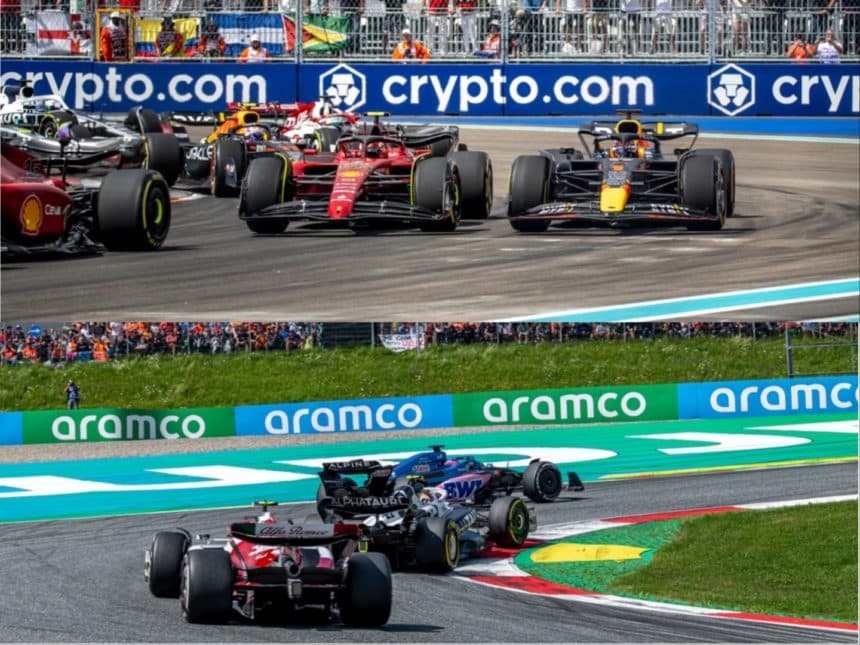 Formula 1 bolidi utrkuju se na F1 stazama