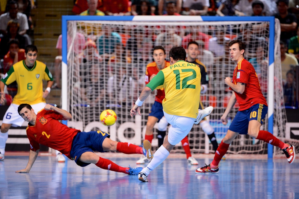 Futsal utakmica između Brazila i Španjolske