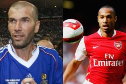 Zinedine Zidane i Thierry Henry (Najbolji francuski nogometaši)