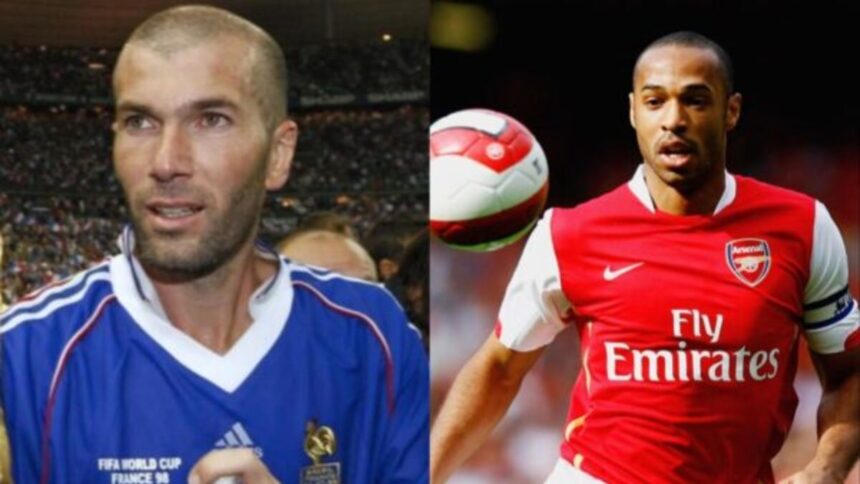 Zinedine Zidane i Thierry Henry (Najbolji francuski nogometaši)