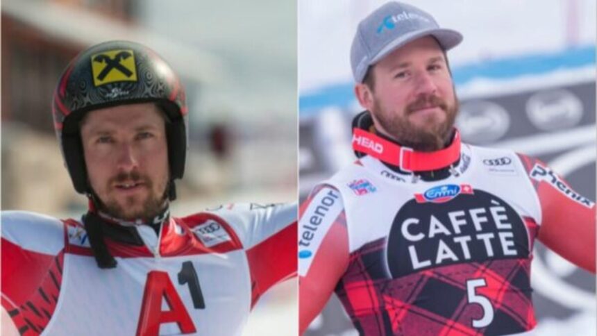 Marcel Hirscher i Aksel Lund Svindal (Najbolji skijaši)