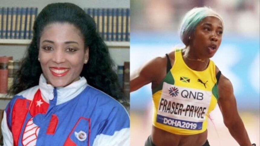 Florence Griffith Joyner i Shelly Ann Fraser Pryce (Najbrže atletičarke)