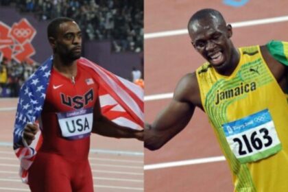 Tyson Gay i Usain Bolt (Najbrži atletičari)