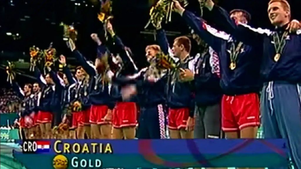 Hrvatska rukometna reprezentacija slavi olimpijsko zlato na OI 1996. u Atlanti