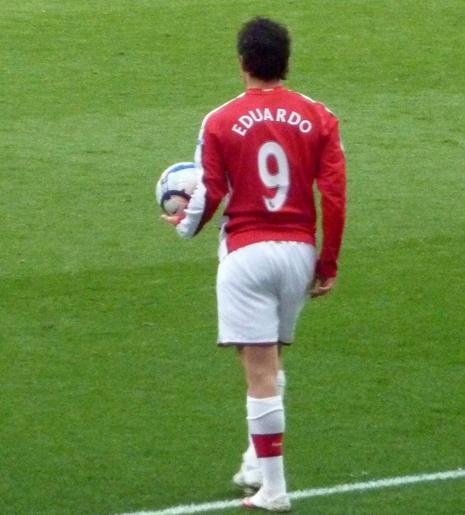 Eduardo da Silva igrao je za Arsenal od 2007. do 2010. godine (Hrvati u Arsenalu)