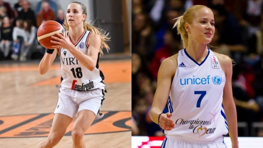 Ivana Dojkić i Antonija Mišura (najbolje hrvatske košarkašice)