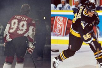 Wayne Gretzky i Mario Lemieux (najbolji hokejaši)