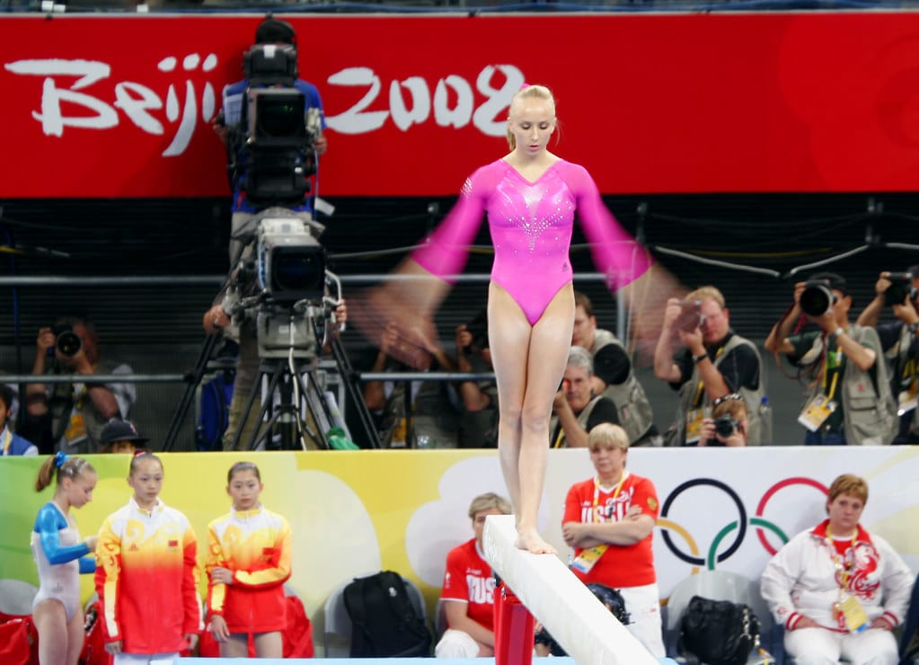 Nastia Liukin, osvajačica pet olimpijskih medalja na Olimpijskim igrama u Pekingu 2008. godine