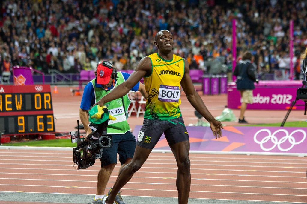 Usain Bolt, široko priznat kao najbrži atletičar u povijesti atletike (najbrži atletičari)