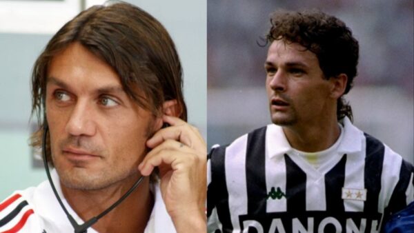 Paolo Maldini i Roberto Baggio (Najbolji talijanski nogometaši)