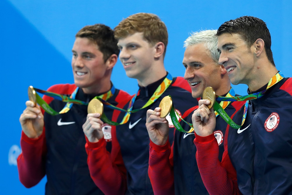 Američka plivačka reprezentacija sa olimpijskim zlatom iz Rija 2016.