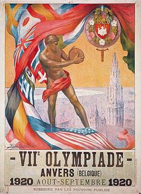 Službeni poster Olimpijskih igara 1920.