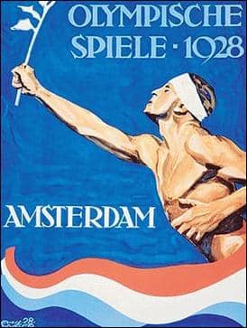 Službeni poster Olimpijskih igara 1928. u Amsterdamu