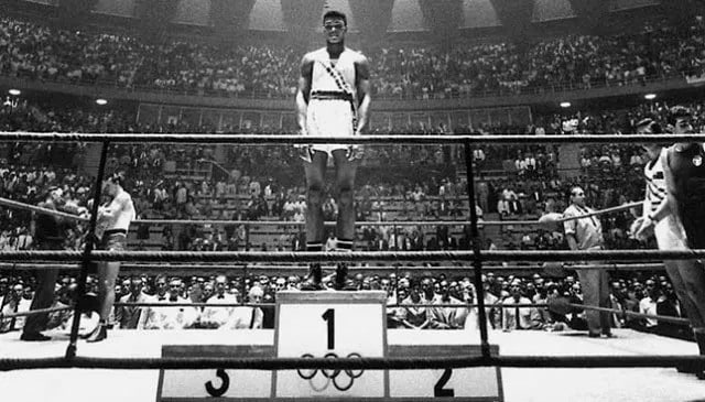 Muhammad Ali, osvajač zlata na Olimpijskim igrama 1960. godine u Rimu (Olimpijske igre 1960)