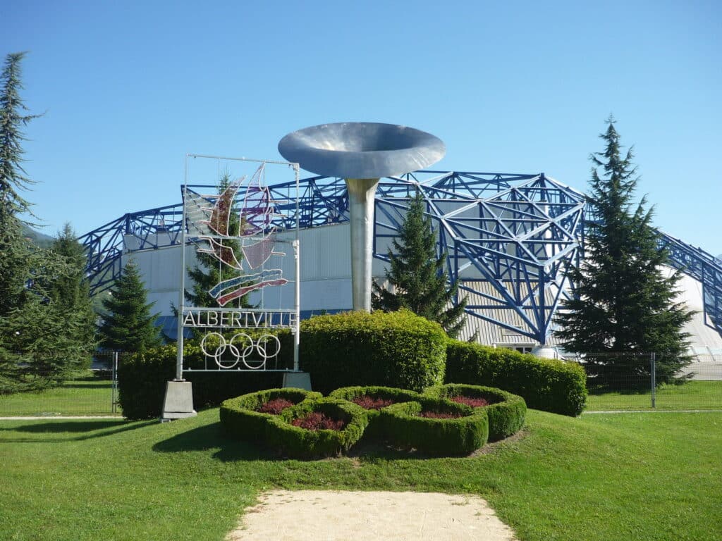 Nekadašnja Halle Olympique, poprište ZOI 1992. (zimske Olimpijske igre 1992)